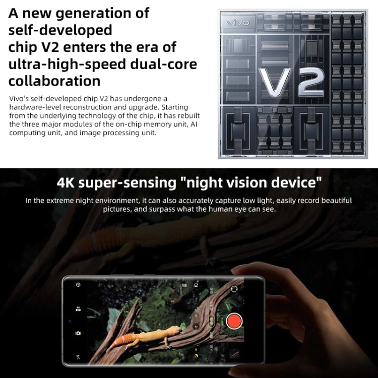 Triple Back Cameras, Screen Fingerprint Identification / Face ID, 4870mAh Battery, 6.78 inch Android 13.0 OriginOS 3 MediaTek Dimensity 9200 Octa Core up to 3.05GHz, NFC, OTG, Network: 5G, Support Google Play, Support 50W Wireless Flash Charging Triple Back Cameras, Screen Fingerprint Identification / Face ID, 4870mAh Battery, 6.78 inch Android 13.0 OriginOS 3 MediaTek Dimensity 9200 Octa Core up to 3.05GHz, NFC, OTG, Network: 5G, Support Google Play, Support 50W Wireless Flash Charging